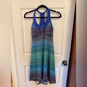 Prana Cali Dress in Cool Green Ibiza Size Small Shelf Bra
